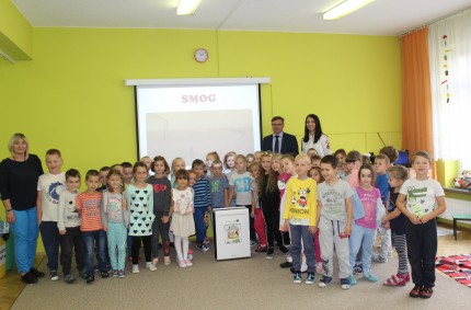 „Smok czy smog?”- zajęcia z gościnnym udziałem Burmistrza Libiąża Jacka Latko